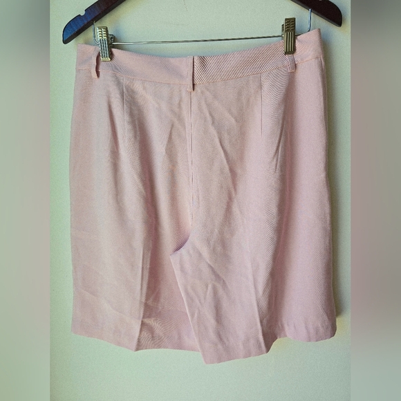 PURE&SIMPLE Rose Petal Pastel Pink Bermuda Shorts Viscose Size M - Picture 7 of 9